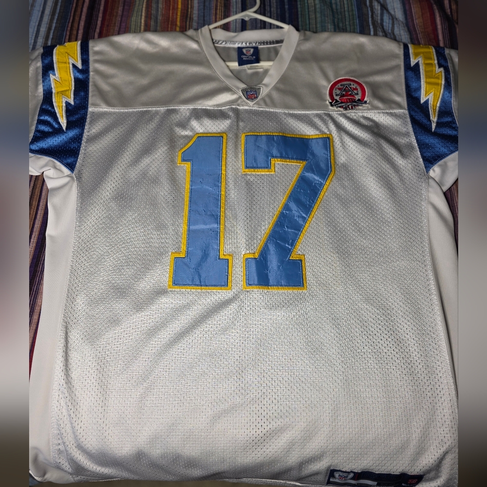 Philip Rivers 50th Anniversary AFL ON FIELD JERSEY